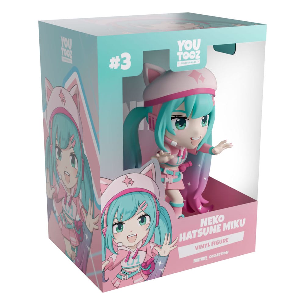 Fortnite x Miku Vinyl Figur Neko Hatsune Miku 12 cm Prizefiguren Yokina