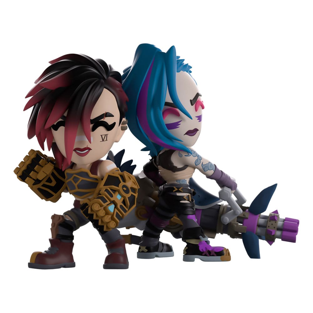 League of Legends: Arcane Vinyl Figuren 2er-Pack Vi & Jinx 11 cm Prizefiguren Yokina