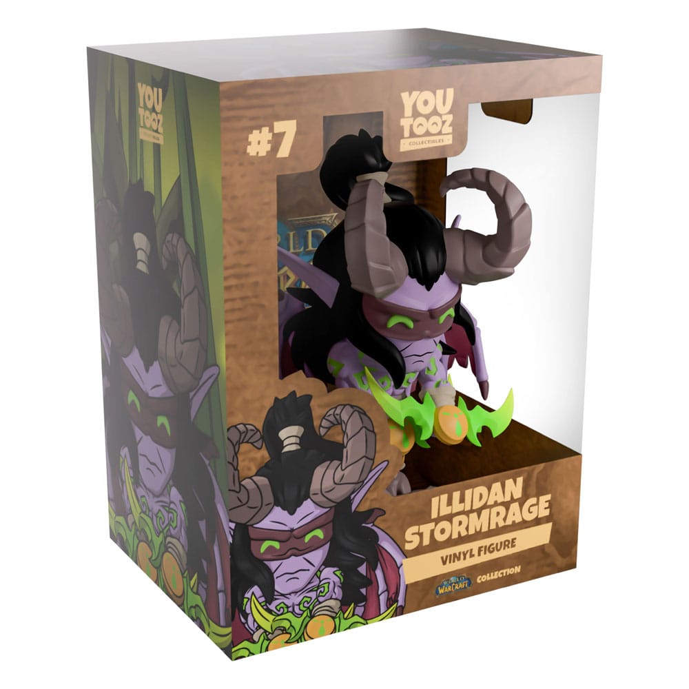 World of Warcraft Vinyl Figur Illidan Stormrage 13 cm Prizefiguren Yokina