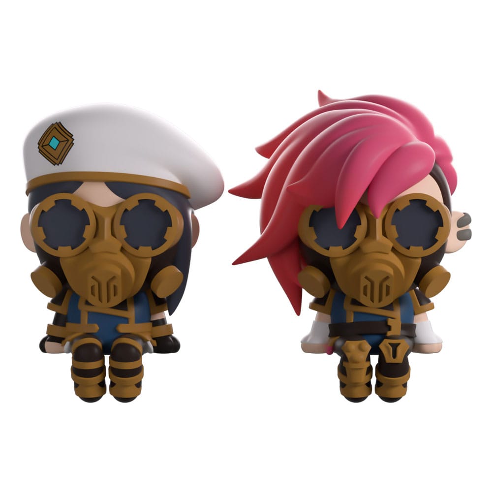 Arcane Vinyl Figuren 2er-Pack Caitlyn & Vi Taskforce 7 cm Prizefiguren Yokina